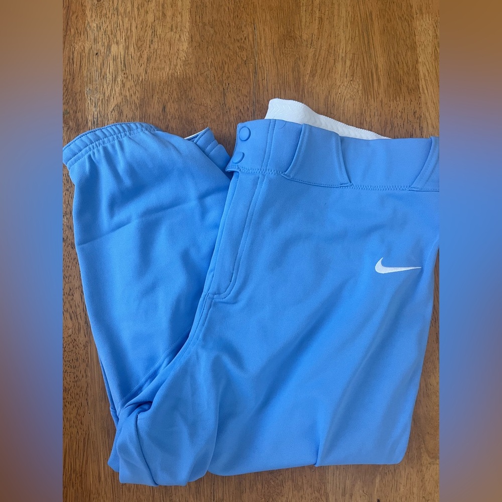 Nike Mens Light Blue baseball or football sport pants